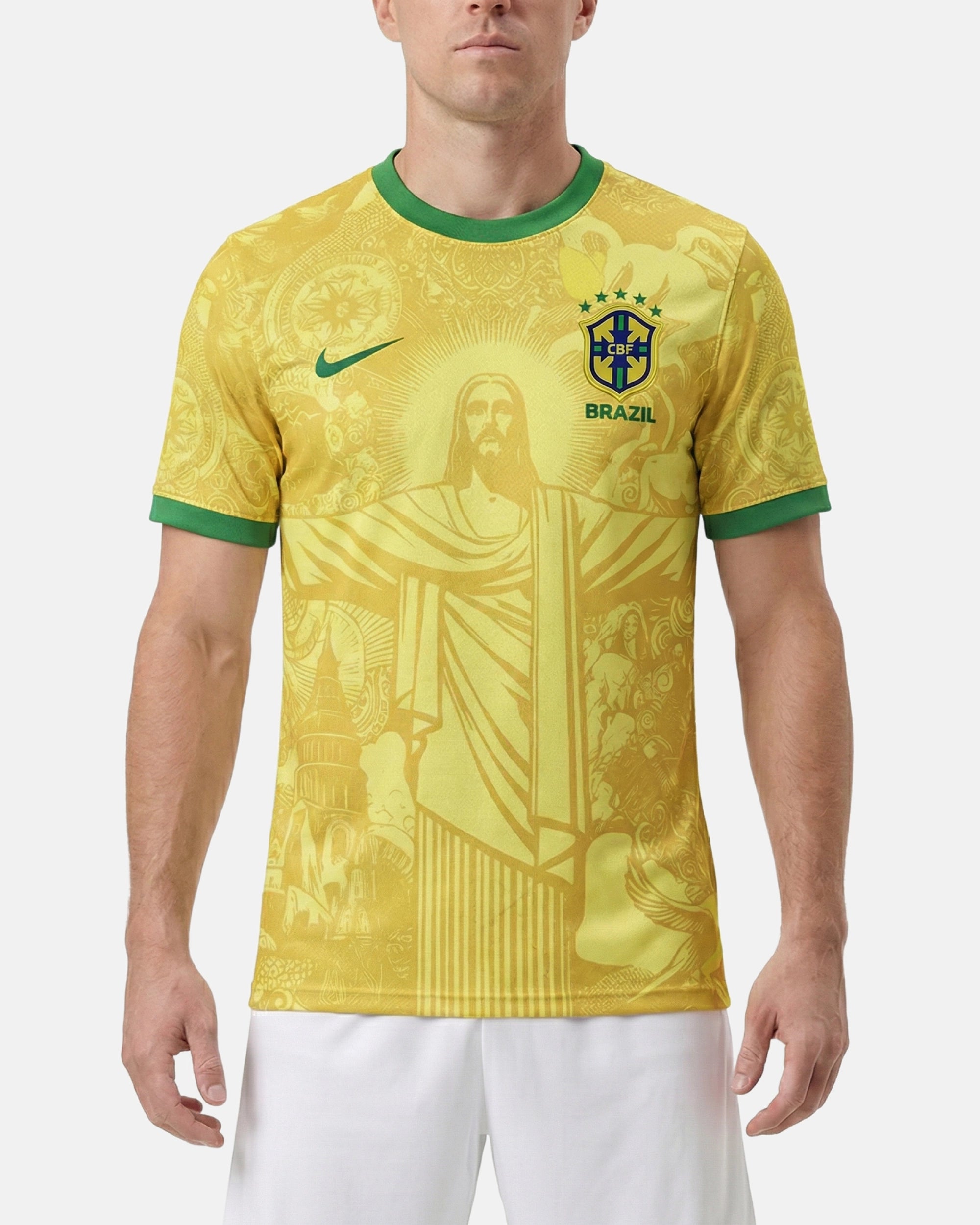 Brazil Jesus Grey Jersey